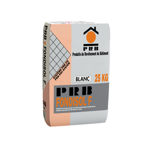 FONDISOL F 25kg MORTIER FIBRÉ BLANC POUR SOUS-ENDUITS PRB